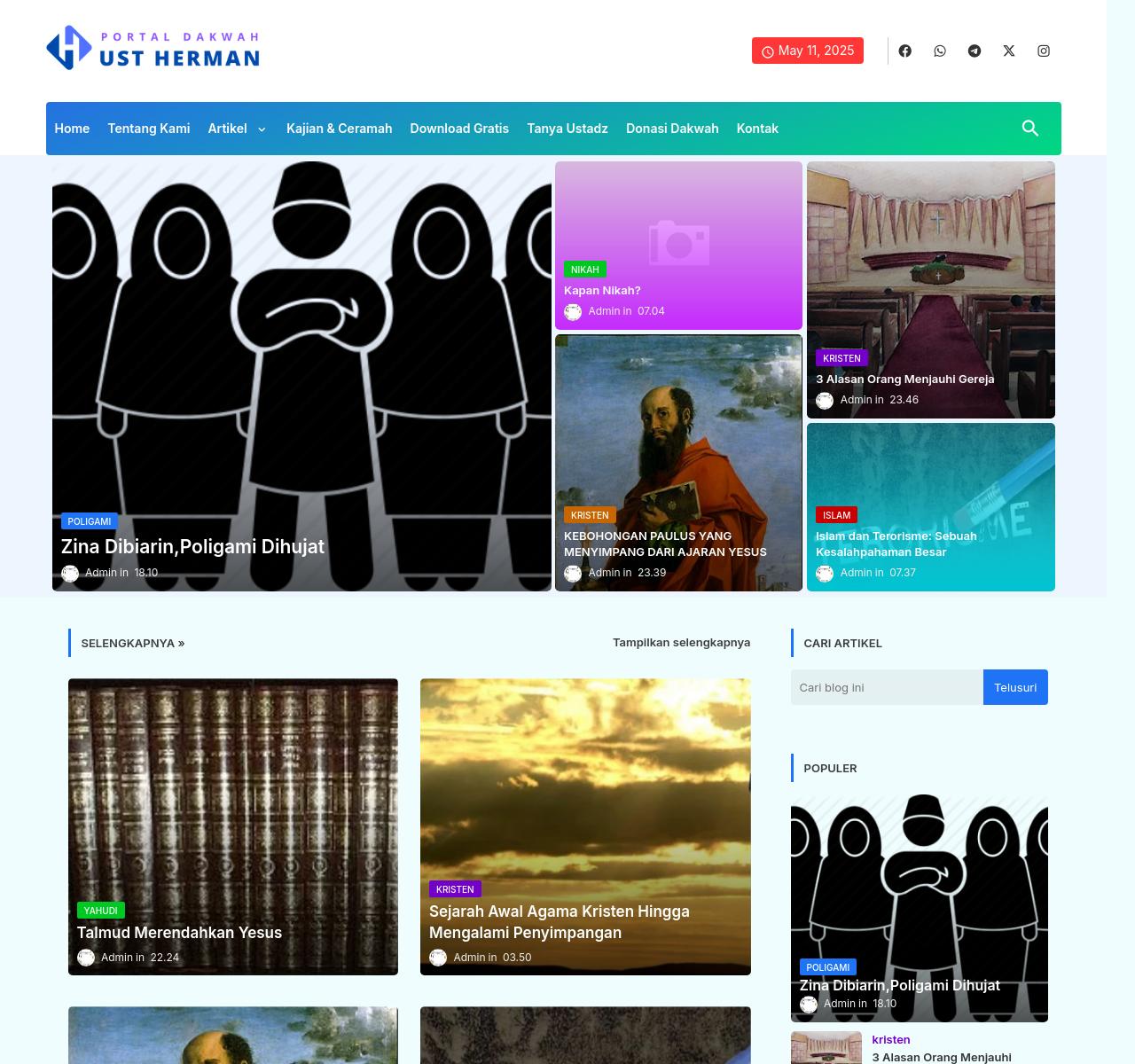 Website Khusus Ustadz